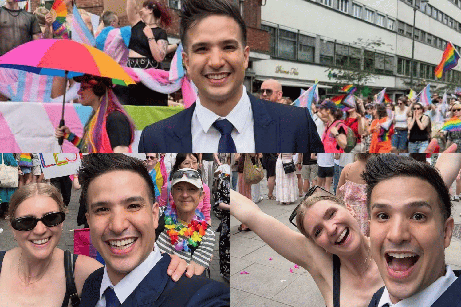 Markki Stroem in Oslo Pride Parade