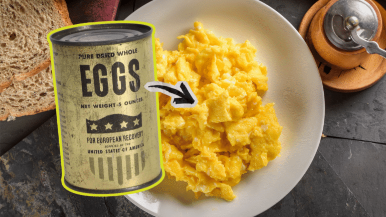 Powdered eggs
