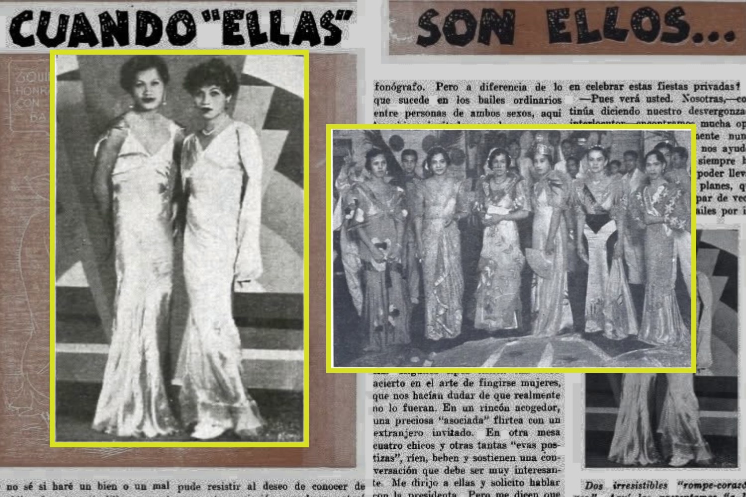 Queer community pre-war Philippines