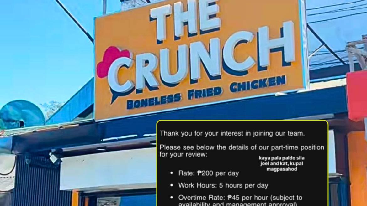 The Crunch salary issue