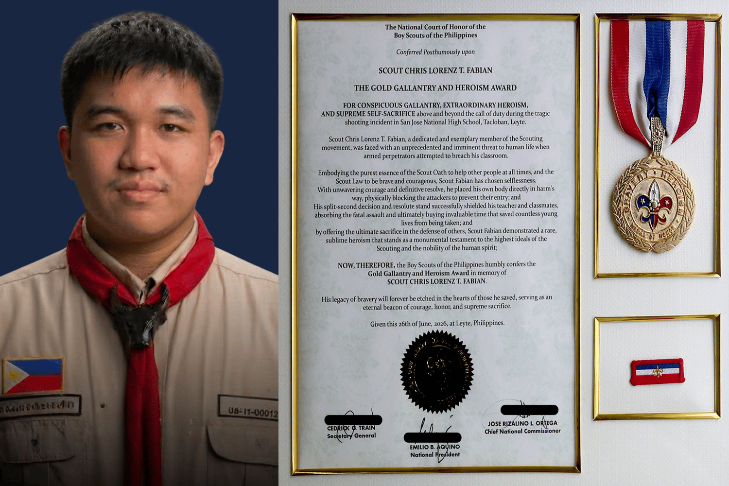 Boy Scout in Tacloban shooting