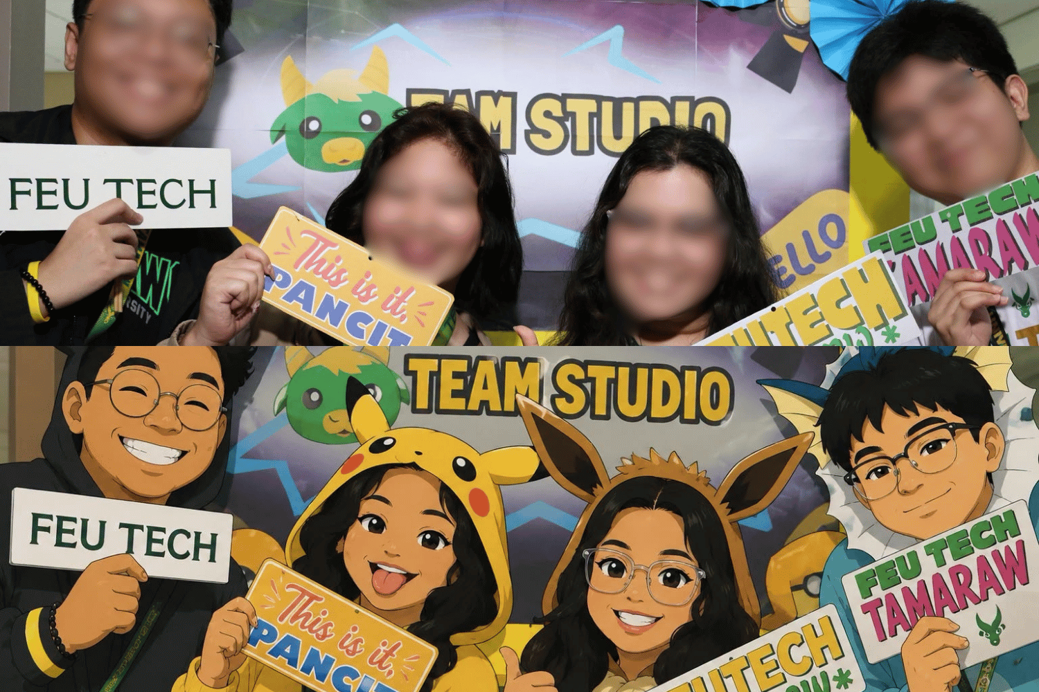 FEU AI student portraits