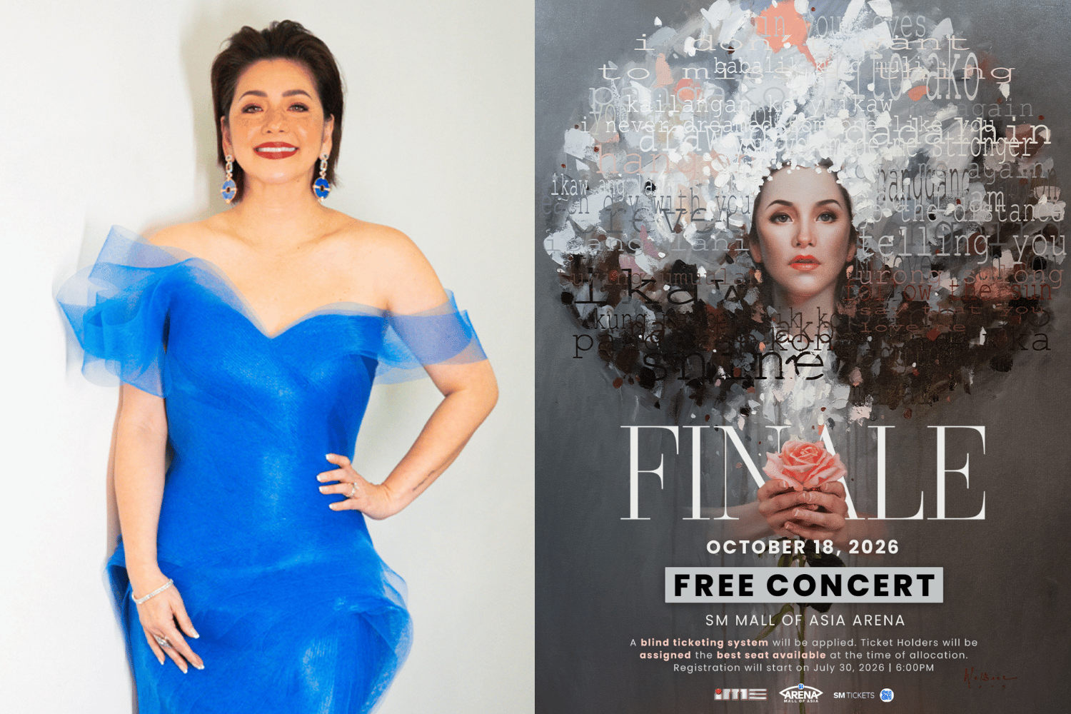 Regine Velasquez to hold free concert