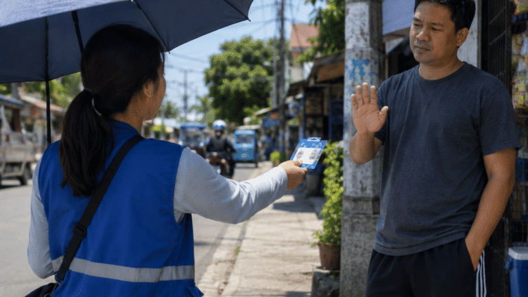 SIM selling on streets