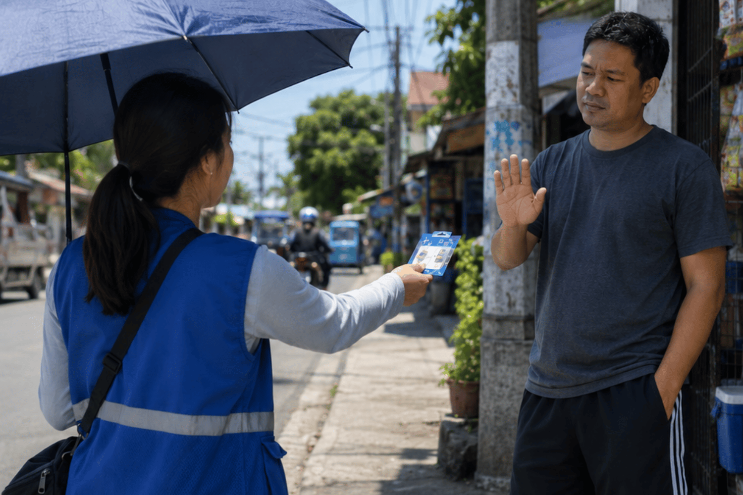 SIM selling on streets