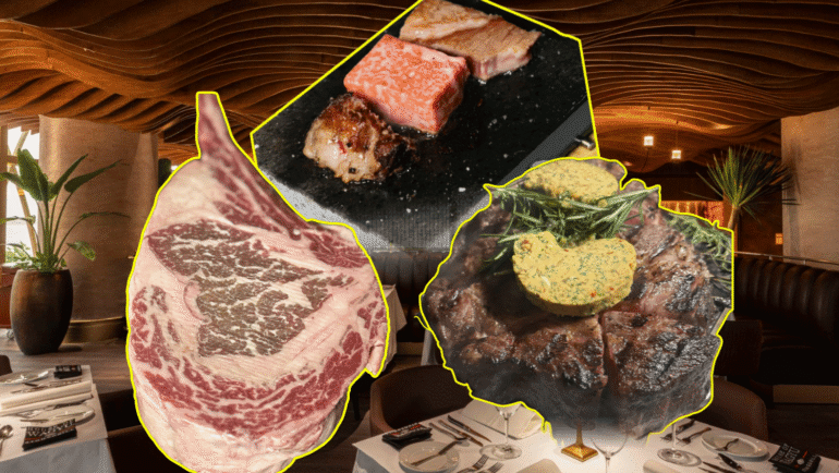 Wagyu on hot stone