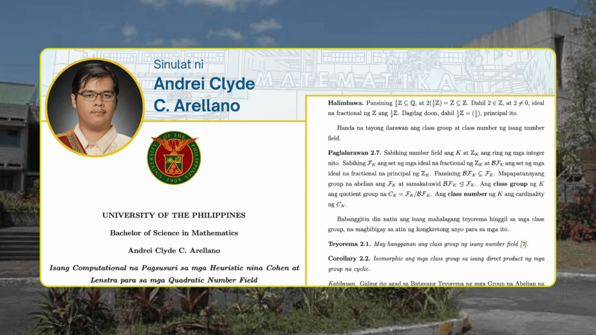first mathematics Filipino