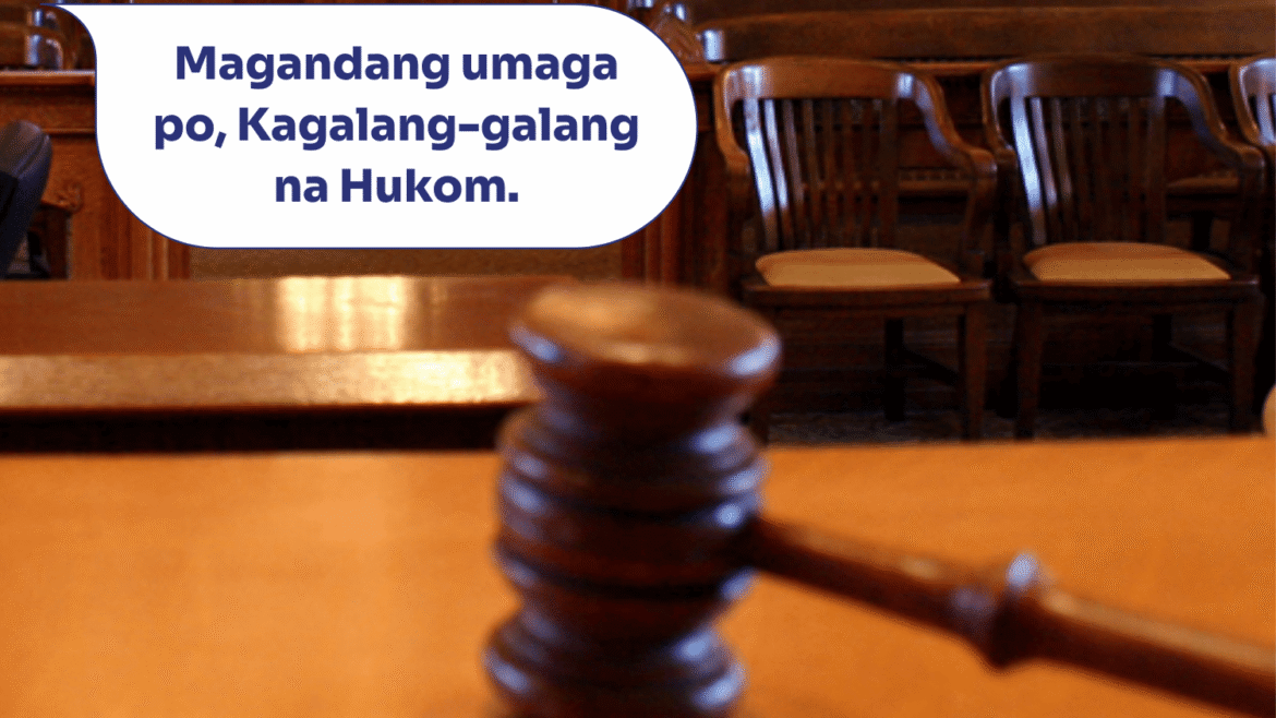 Filipino in hearing