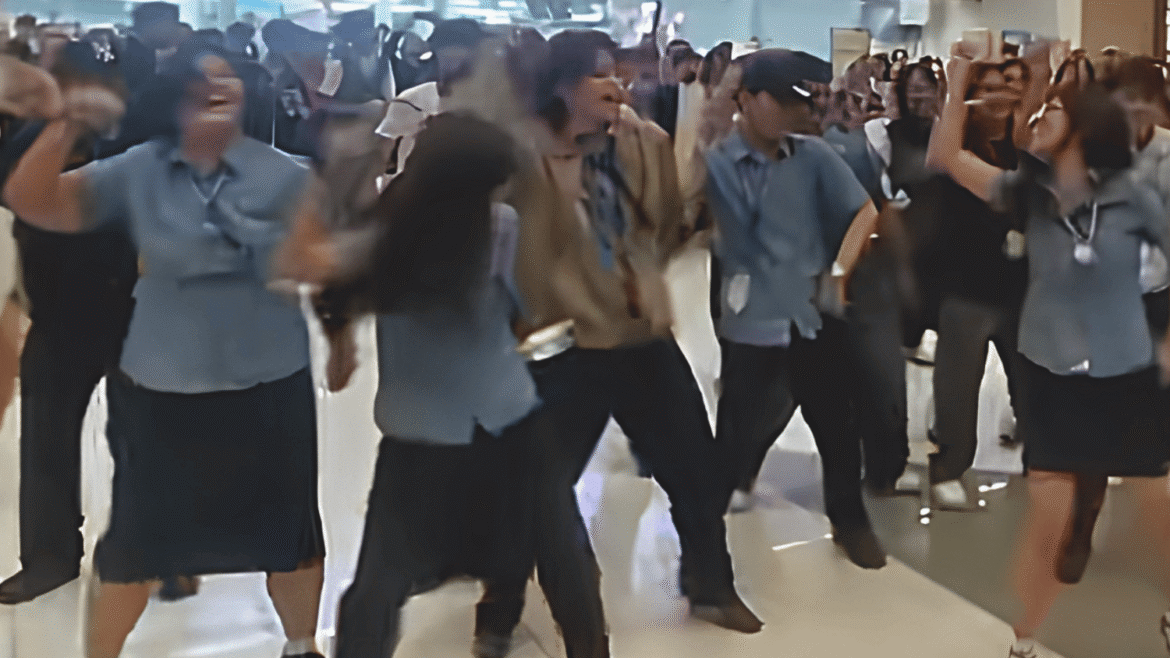 impromptu dance floor