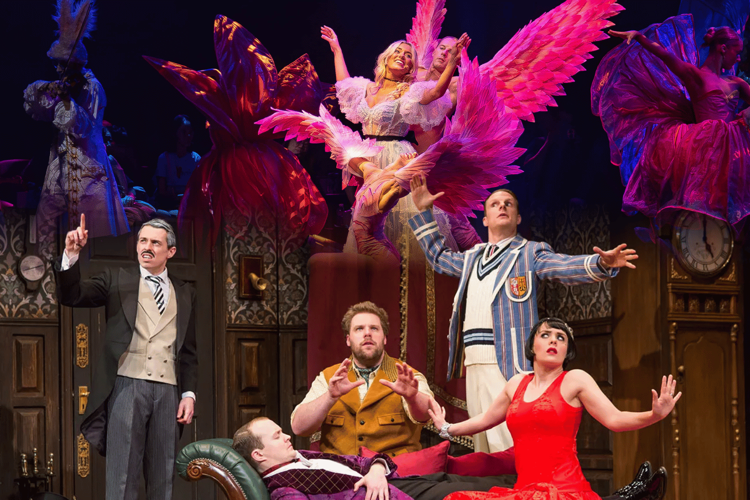 ‘Cirque Alice,’ ‘The Play That Goes Wrong’
