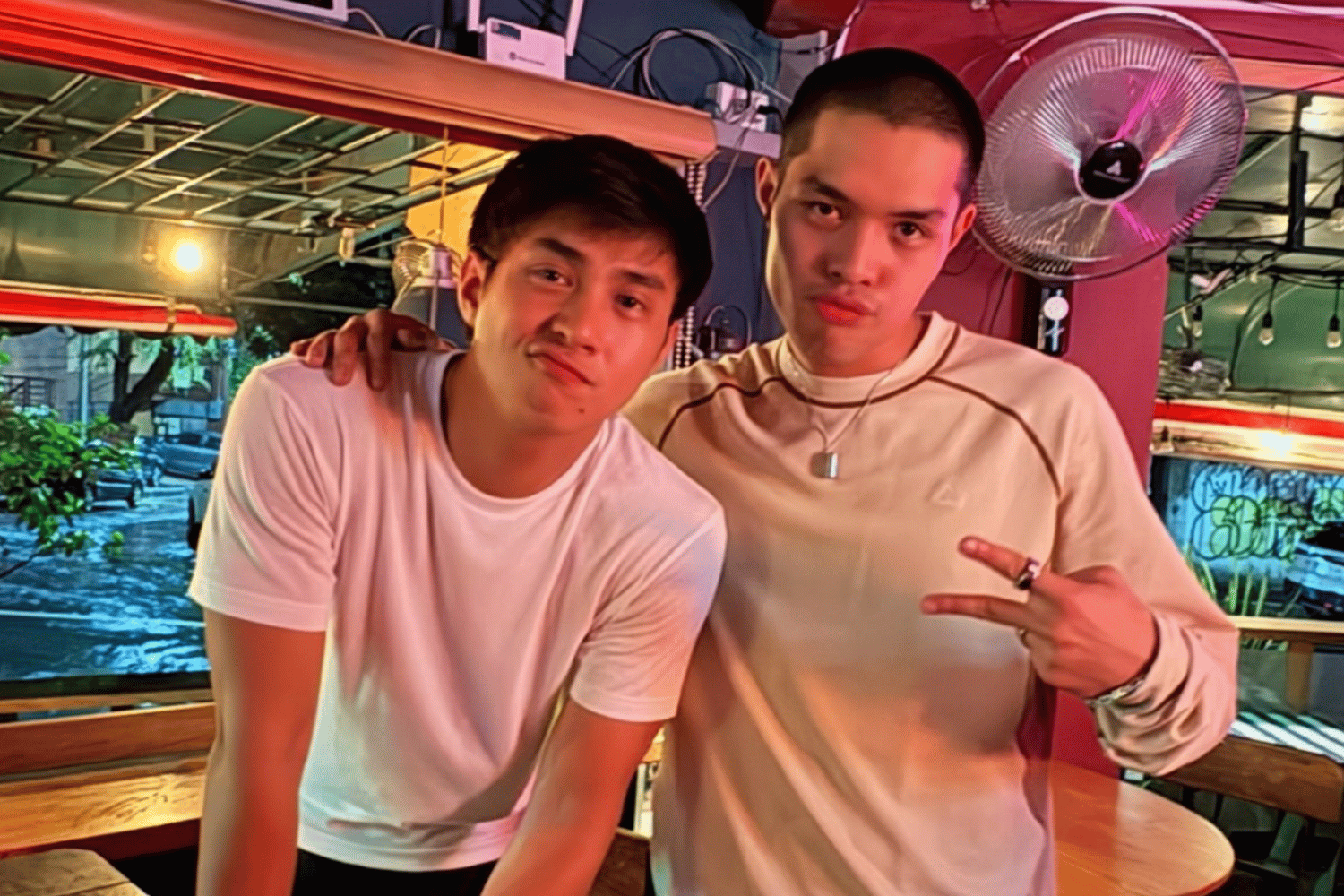 JM Ibarra and Elijah Canlas