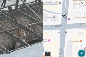 Cat trapped under busy Ayala Avenue sparks urgent rescue call